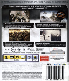 Battlefield: Bad Company 2 - Box - Back (Germany) - 600x696