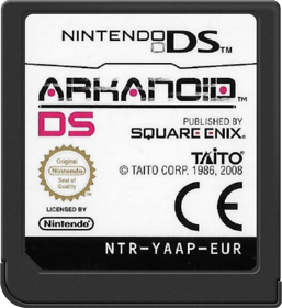 Arkanoid DS - Cart - Front (Europe) - 517x564