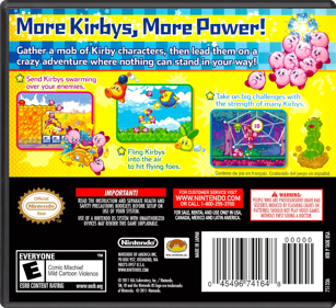 Kirby Mass Attack - Box - Back - Reconstructed (North America) - 774x708