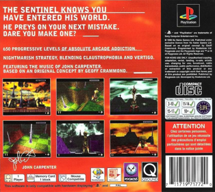 Sentinel Returns - Box - Back (Europe) - 857x766