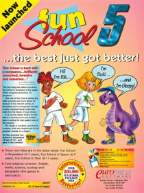 Fun School 5 in Dreamland - Advertisement Flyer - Front (United Kingdom) - 1643x2196
