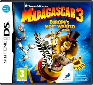 Madagascar 3: The Video Game - Box - Front - Reconstructed (Europe) - 774x708