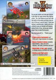WWI: Aces of the Sky - Box - Back (Oceania) - 560x800