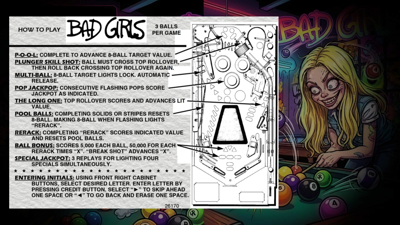 Bad Girls: Tooned-Up - Arcade - Controls Information (World) - 1920x1080