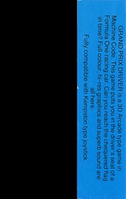 Grand Prix Driver - Box - Back (United Kingdom) - 247x388