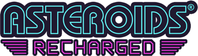 Asteroids: Recharged - Clear Logo (World) - 645x183