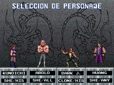 Final Double Dragon: Woke Edition - Screenshot - Game Select (World) - 960x720
