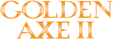 Golden Axe II - Clear Logo (World) - 3752x1292