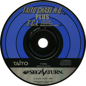 Taito Chase H.Q. Plus S.C.I. - Disc (Japan) - 1430x1430