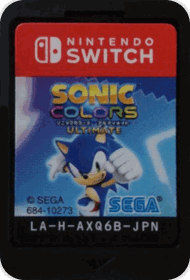 Sonic Colors: Ultimate - Cart - Front (Japan) - 395x582