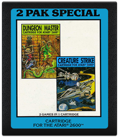 2 Pak Special: Dungeon Master / Creature Strike - Cart - Front (Europe) - 404x466