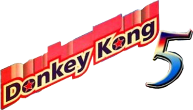 Donkey Kong 5: The Journey of Over Time and Space - Clear Logo (Asia) - 329x187