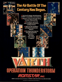 Varth: Operation Thunderstorm - Advertisement Flyer - Front (North America) - 1657x2180