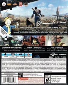 Fallout 4 - Box - Back (North America) - 643x800