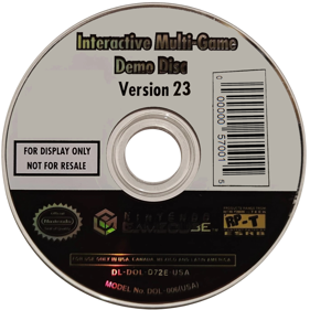 Interactive Multi-Game Demo Disc Version 23 - Disc (North America) - 1280x1280
