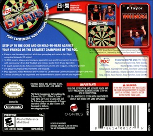 PDC World Championship Darts - Box - Back (North America) - 768x680