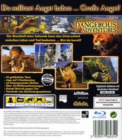 Cabela's Dangerous Hunts 2009 - Box - Back (Germany) - 600x690