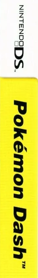 Pokémon Dash - Box - Spine (North America) - 92x673
