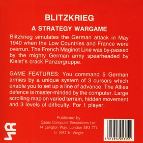 Blitzkrieg - Box - Back (Europe) - 1154x1150