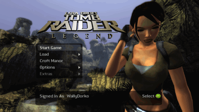 Tomb Raider: Legend - Screenshot - Game Select (World) - 1280x720