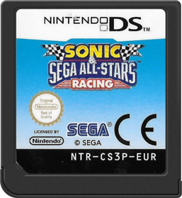 Sonic & SEGA All-Stars Racing - Cart - Front (Europe) - 517x564