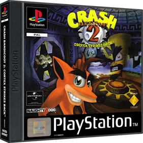 Crash Bandicoot 2: Cortex Strikes Back - Box - 3D (Europe) - 1429x1429