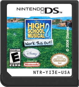 High School Musical 2: Work This Out! - Cart - Front (North America) - 517x564