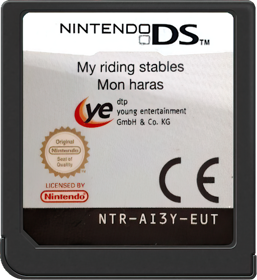 Horse & Foal: My Riding Stables - Cart - Front (Europe) - 517x564