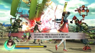 Sengoku Basara: Samurai Heroes - Screenshot - Gameplay (World) - 1280x720