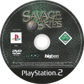 Savage Skies - Disc (Europe) - 781x783