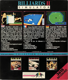 Billiards II Simulator - Box - Back (Europe) - 739x871