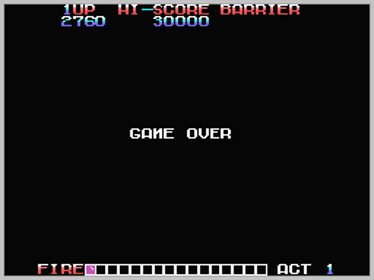 Gulkave - Screenshot - Game Over (World) - 256x192