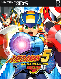 Mega Man Battle Network 5: Double Team DS - Fanart - Box - Front (North America) - 500x646