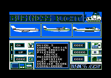 Illustration of Business Flight