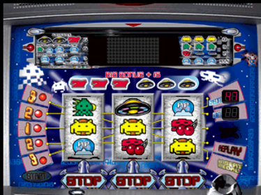 Hissatsu Pachi-Slot Station 5: Invaders 2000 - Screenshot - Gameplay (Japan) - 640x480