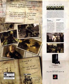 Resistance: Fall of Man - Advertisement Flyer - Front (United States) - 1800x2178
