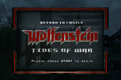 Return to Castle Wolfenstein: Tides of War - Screenshot - Game Title (World) - 720x480