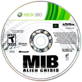 MIB: Alien Crisis - Disc (North America) - 774x774