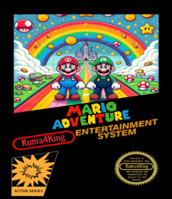 Mario Adventure - Box - Front (World) - 1036x1200