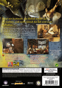 Prince of Persia: The Sands of Time - Box - Back (Germany) - 800x1129