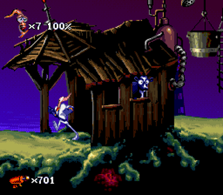 Earthworm Jim 2 - Screenshot - Gameplay (World) - 256x224