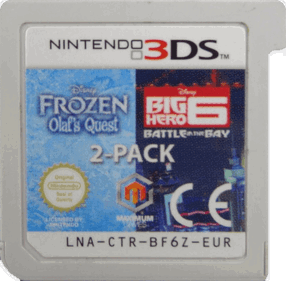 Disney 2-Pack: Frozen: Olaf's Quest / Big Hero 6: Battle in the Bay - Cart - Front (Europe) - 580x569