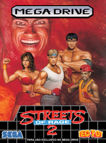Streets of Rage 2 - Fanart - Box - Front (Brazil) - 849x1143