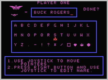 Buck Rogers: Planet of Zoom - Screenshot - Game Select (World) - 256x192