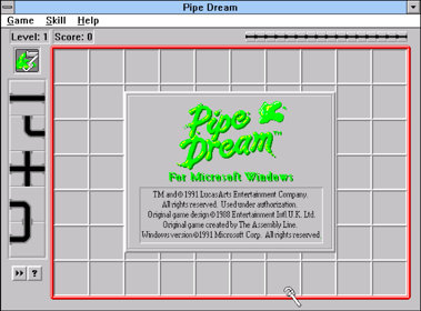 Pipe Dream - Screenshot - Game Title (United States) - 1215x899