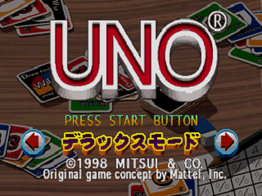 UNO - Screenshot - Game Title (Japan) - 320x240