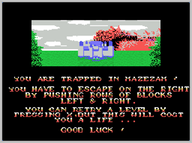 MazezaM Challenge - Screenshot - Gameplay (World) - 256x192