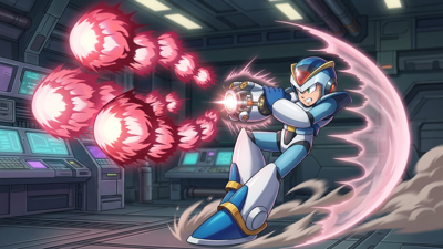 Mega Man X - Fanart - Background (World) - 2730x1536