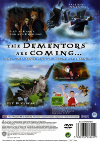 Harry Potter and the Prisoner of Azkaban - Box - Back (Europe) - 1526x2156