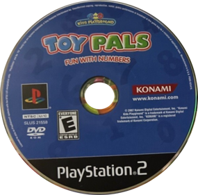 Konami Kids Playground: Toy Pals: Fun with Numbers - Disc (North America) - 591x582